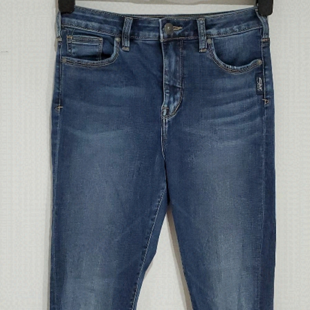 SILVER Robson 27x27 high rise skinny jeans